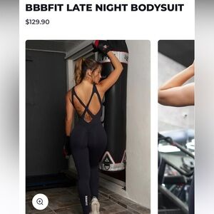 Blue body Brazil jumpsuit with cross back design